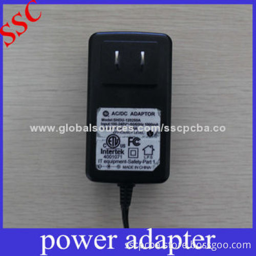 AC/DC Power Adapter for CCTV Cameras, Passed UL, CUL, FCC, GS, CE, CCC, PSE, SAA Certificates
